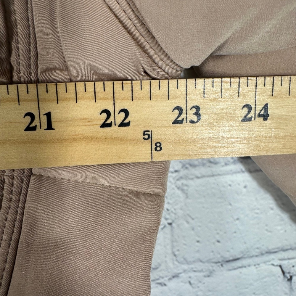 NEW TravisMathew Mont Blanc Puffer Jacket Natural Tan Padded Full Zip Women L - Picture 9 of 13